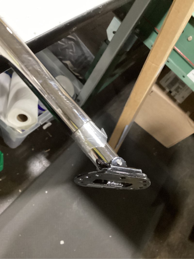 Condition photo showing Good Condition for moen 60-inch to 72-inch permanent mount adjustable curved shower rod, chrome, csr2164ch chrome shower rod