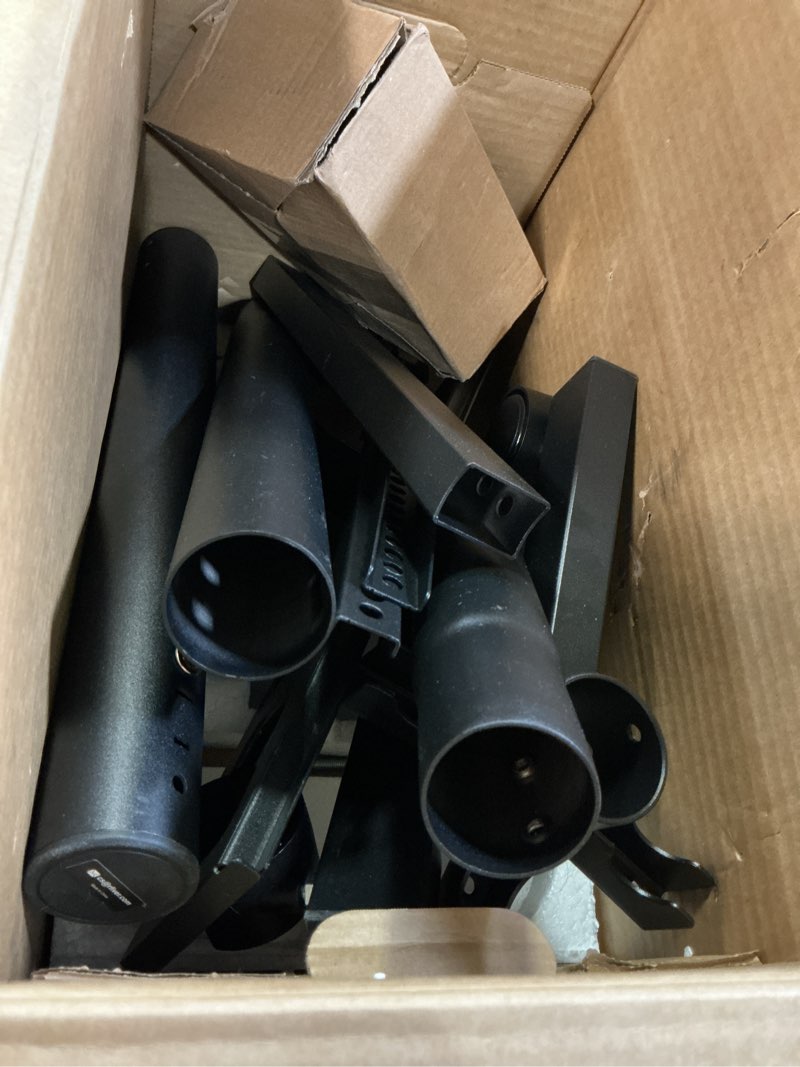 Condition photo showing As Is for Rfiver Mobile TV Cart Rolling TV Stand for 23-65 Inch Screens, Portable TV Stand on Wheels with Tilt and Height Adjustable, Outdoor TV Mount Stand Holds up to 88 lbs for Home Office MAX VESA 400x400mm