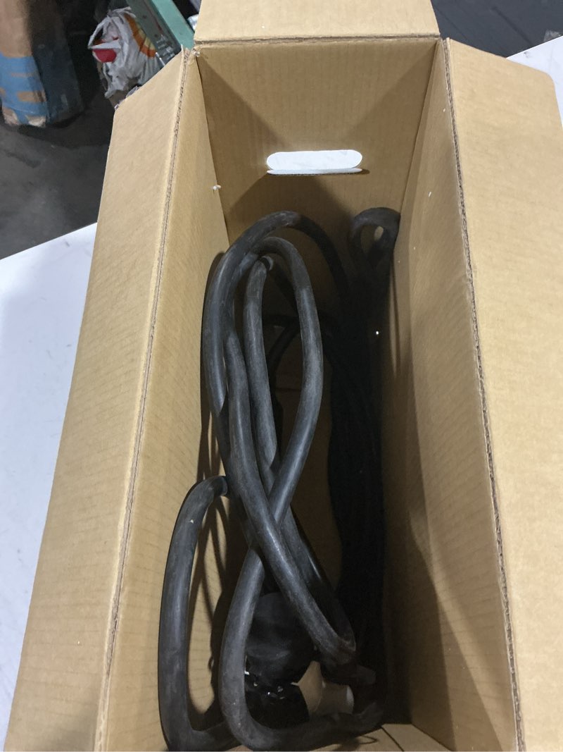 Condition photo showing As Is for ev charger extension cable, 25ft 50a j1772 extension cord for electric vehicle fast charging compatible for all sae j1772 chargers