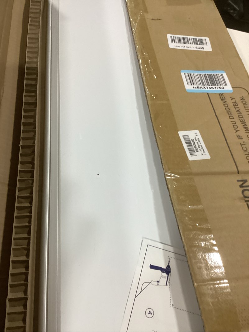 36" x 12" Magnetic White Board, Long Whiteboard Wall Hanging Vertical Board, to-do List Narrow Mini Small Portable Dry Erase Board for Walls 36" x 12" Whiteboard-a