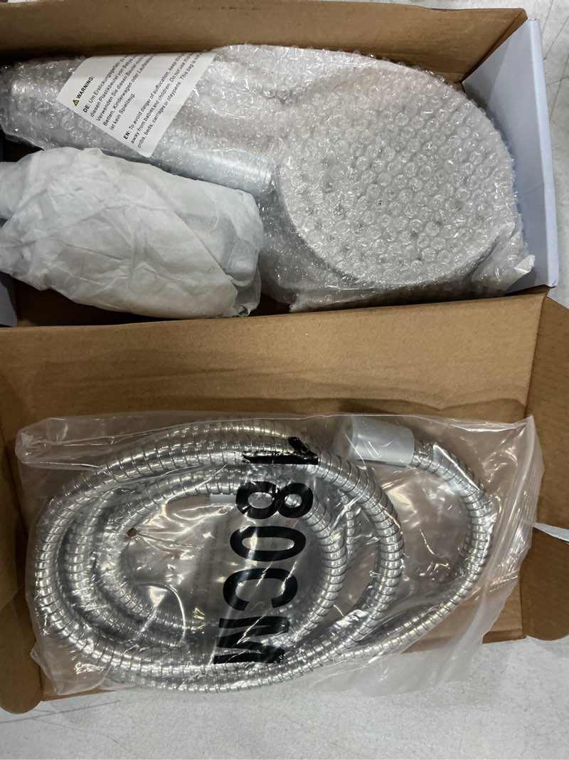 Condition photo showing Good Condition for feelso filtered shower head with handheld, high pressure shower filter head | all metal, 6 spray, anti-clog nozzles, extra-long 72" hose & holder, remove chlorine for hard water, reduce dry itchy skin