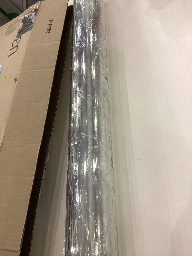 Warmstar Clear Table Cover Protector 36 x 84 Inch,1.5mm Thick Plastic Table Cover Rectangle,PVC Clea