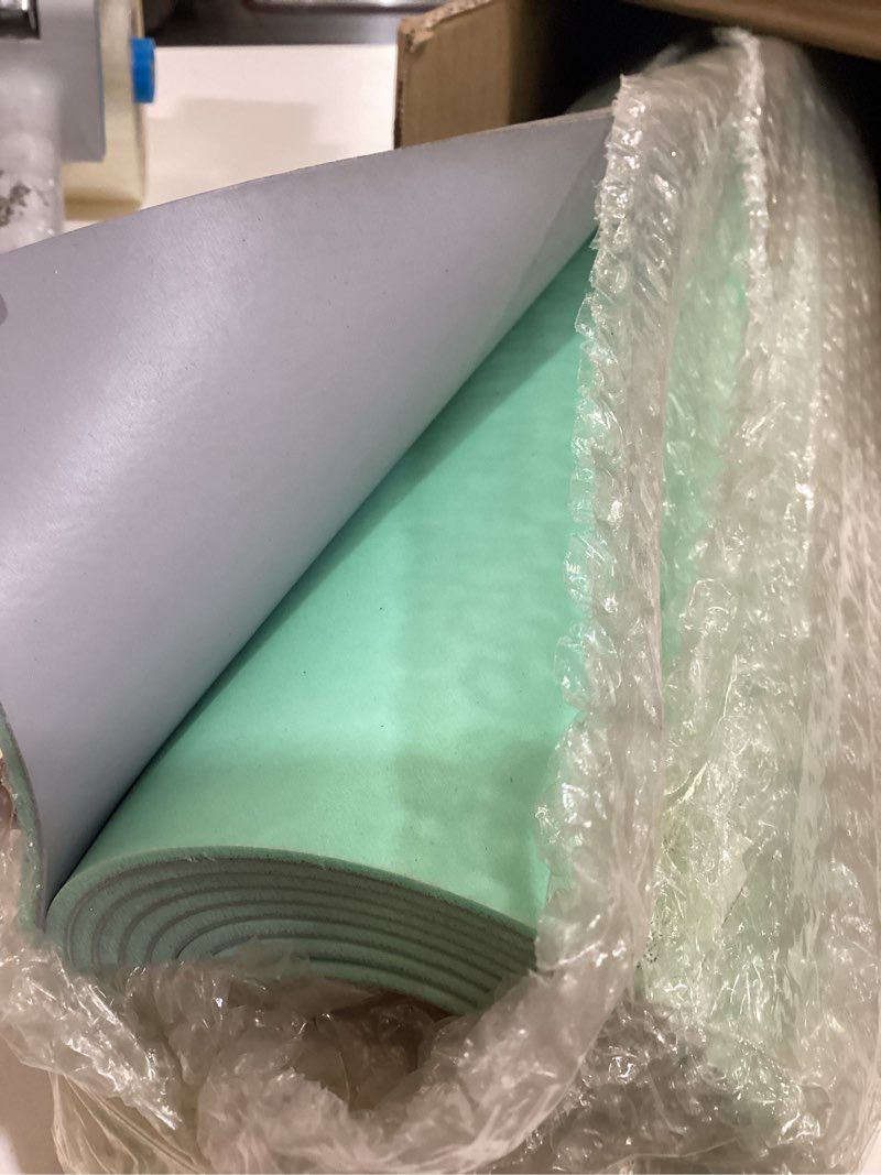 Condition photo showing As Is for dance floor mat ballet dance floor heavy-duty 4mm pe practice floor for ballet, jazz, and pop portable and non-slip dance flooring for adults and kids