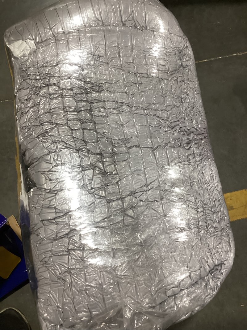 Condition photo showing Good Condition for maxyoyo 59" bean bag sofa couch, loveseat boneless couch in a box, upholstered small mini sofa with deep seating for living room bedroom office apartment, no assembly, dark grey loveseat dark grey