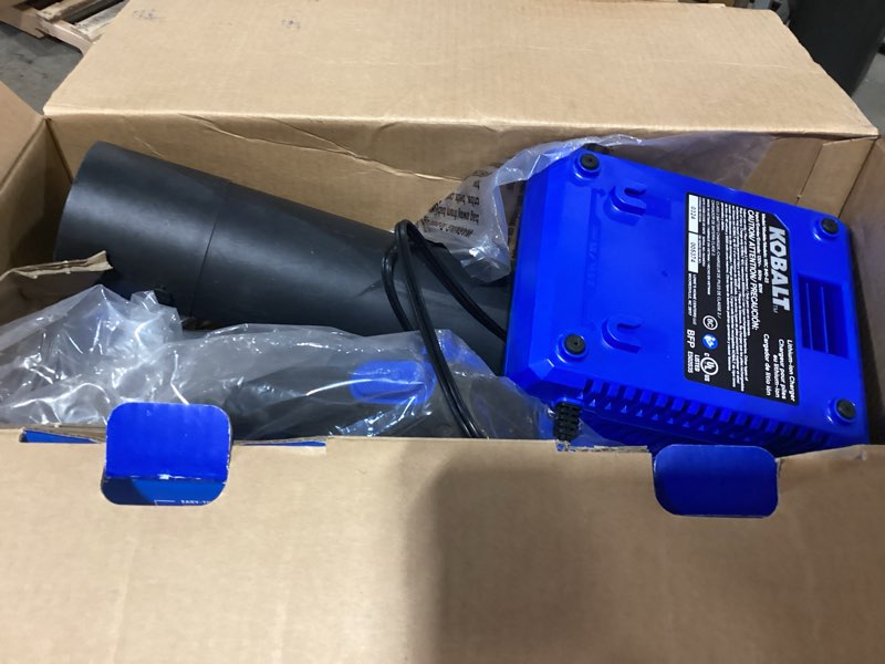 kobalt gen4 40-volt 520-cfm 120-mph battery handheld leaf blower 4.0 ah battery included charger included