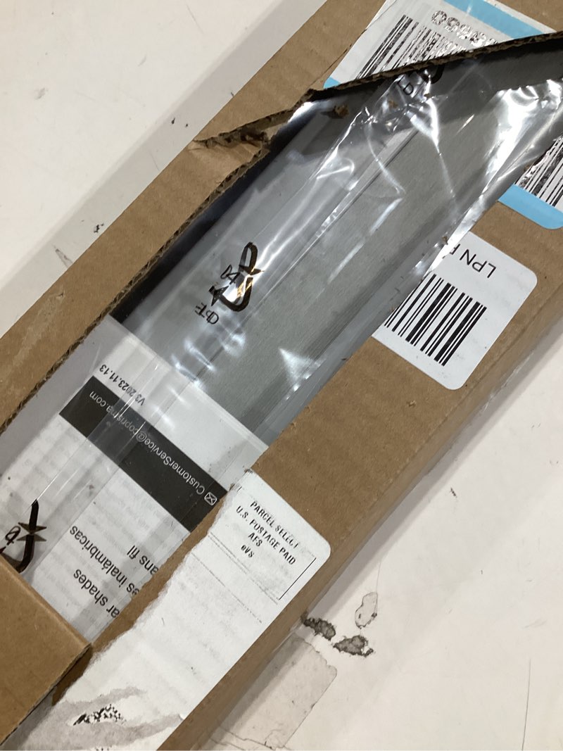 Condition photo showing Good Condition for LazBlinds Cordless Cellular Shades, Light Filtering Honeycomb Shades for Home, Thermal Insulation Noise Reduction Blinds for Windows, 41'' W x 48'' H, Grey Light Filtering-grey 41'' W x 48'' H