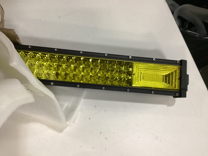 Condition photo showing New/Like New for willpower 405w led light bar 32 inch led fog lights waterproof super bright spot flood combo offroad driving work lamps with wiring harness for truck je-ep atv suv boat 32inch 405w