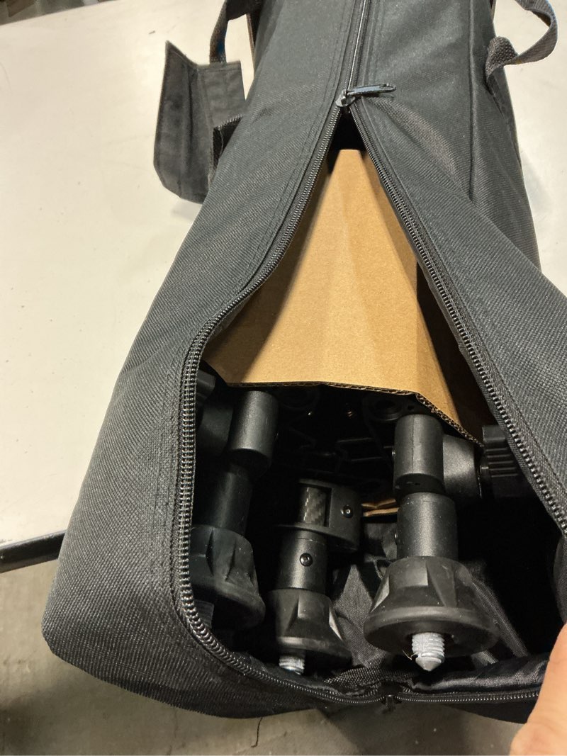Condition photo showing Good Condition for smallrig 73''/185cm carbon fiber heavy duty video tripod, max load 10kg (22lbs), fluid head with +85° to -78 tilt range, compact camera tripod weight 2.7kg(6lbs), folded height 87cm, ad-14-5441 carbon fiber tripd