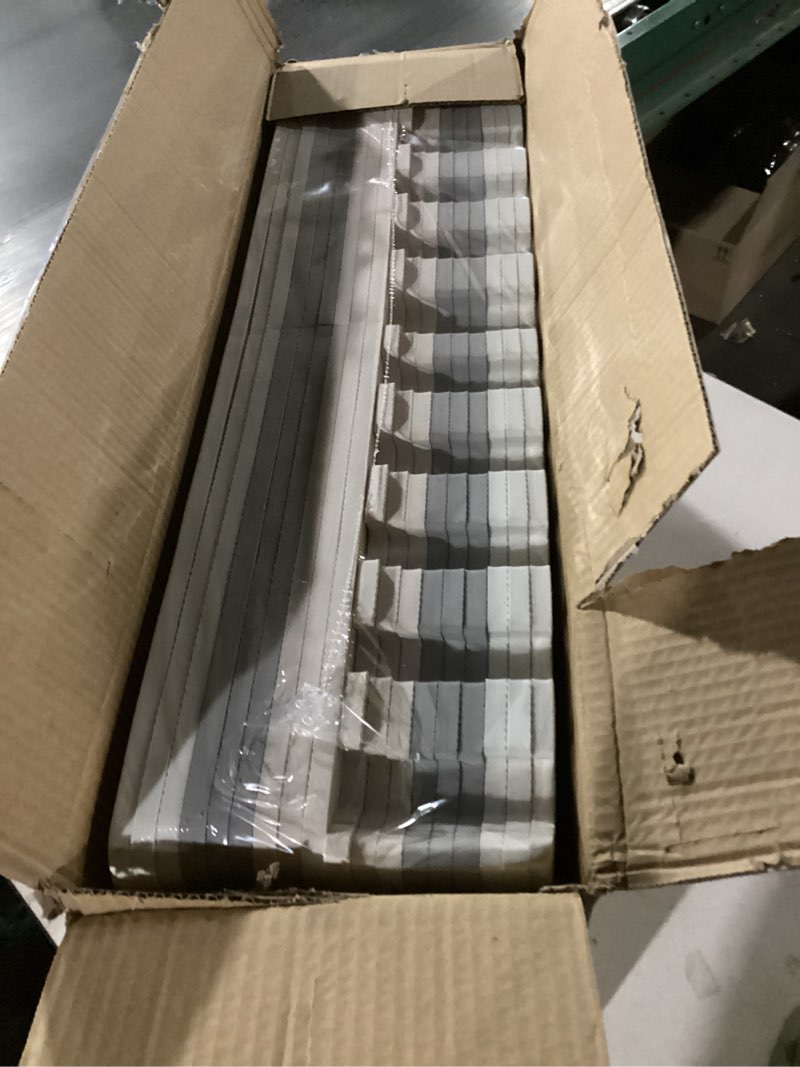 Condition photo showing New/Like New for ProSource Foam Puzzle Floor Play Mat for Kids and Babies with Solid Colors, 36 or 16 Interlocking Tiles with Borders, White/Grey/Beige White/Grey/Beige - 36 Tiles