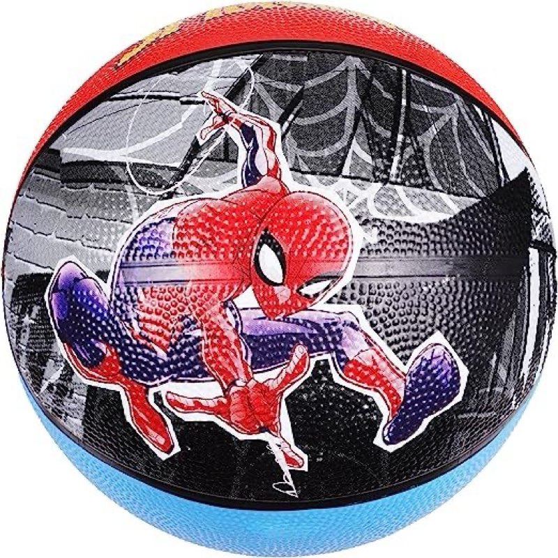Marvel Spider-Man Basketball Size 6, Avengers Indoor and Outdoor Game Youth Sports Ball for Boys and