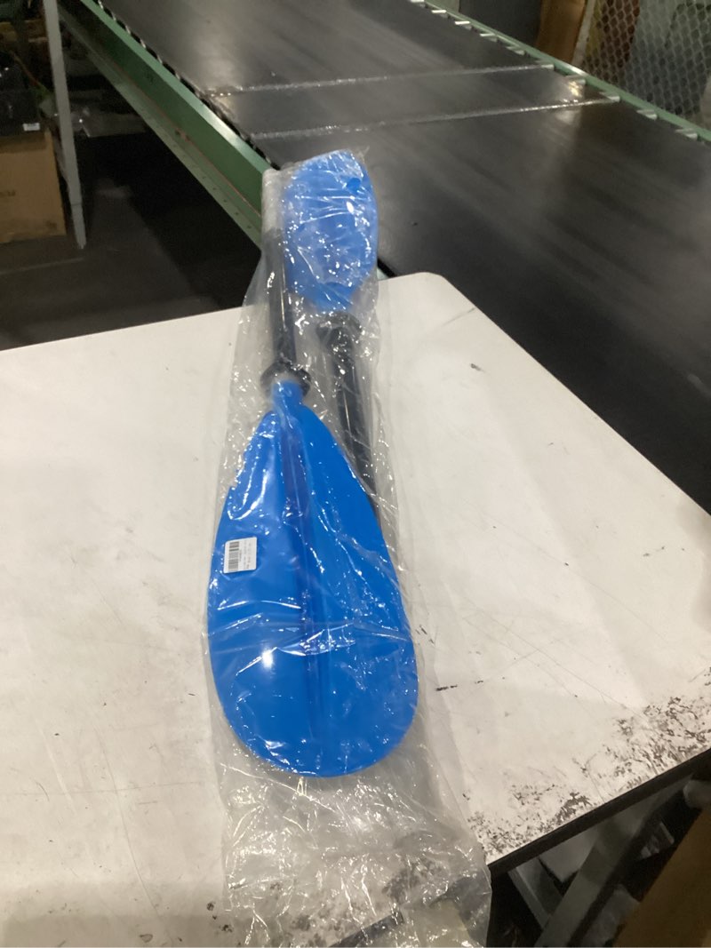 Condition photo showing New/Like New for karltion kayak paddle - adjustable 2 pieces aluminum alloy shaft with glass fiber blade for surfing,oar fishing easy packable travel blue 86"-1 paddle