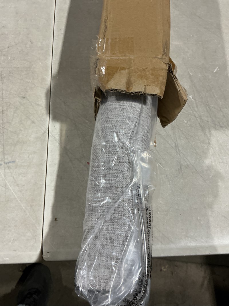 Condition photo showing Good Condition for LazBlinds No Tools No Drill Cordless Roman Shades for Windows, Blackout Thermal Insulated UV Blocking Window Blinds, Room Darkening Fabric Blinds for Indoor Windows, 25'' W x 48'' H, Grey Blackout - Grey 25" W x 48" H