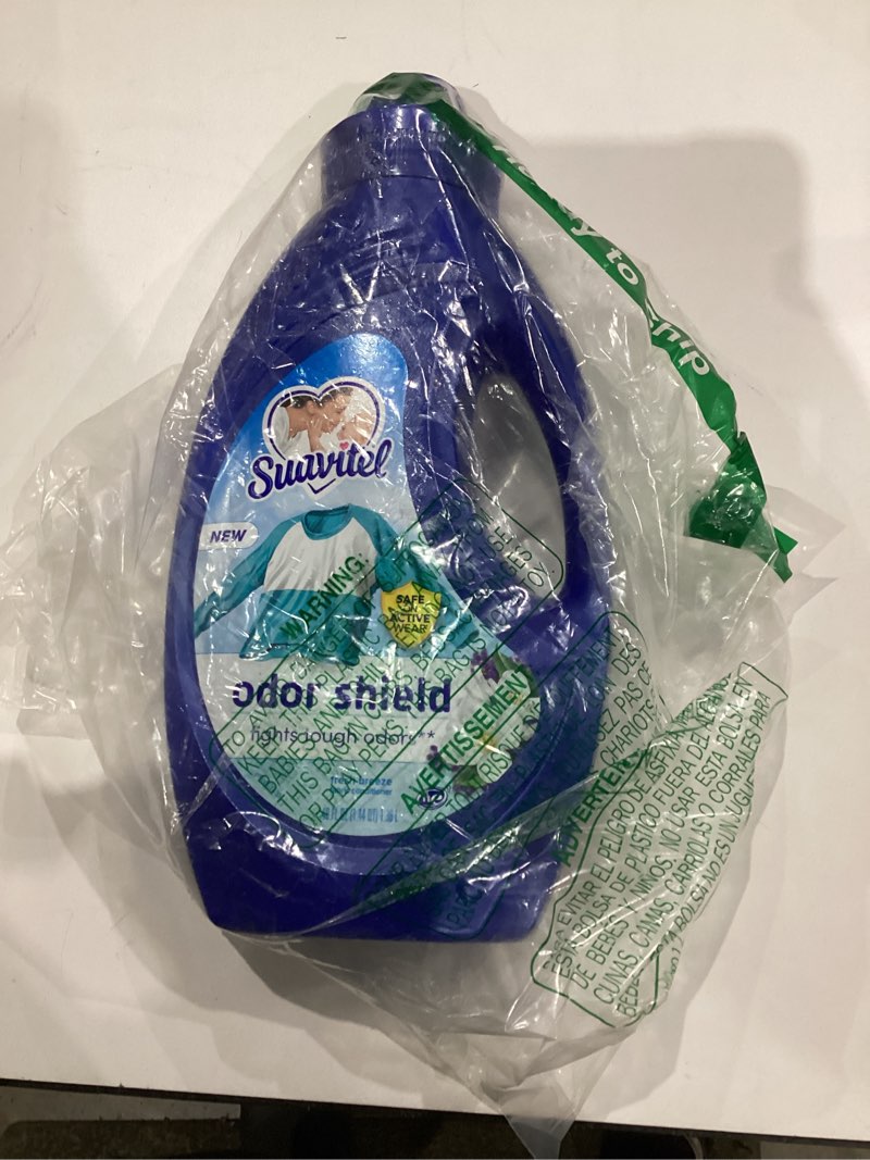 Condition photo showing New/Like New for SUAVITEL ODOR SHIELD FABRIC SOFTENER FRESH BREEZE 46OZ