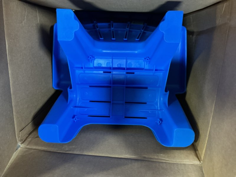 Condition photo showing Good Condition for little tikes kids garden chair 2 pack in blue, outdoor toddler activity adirondack chairs for picnic, garden, patio, backyard & beach, outdoor chair set