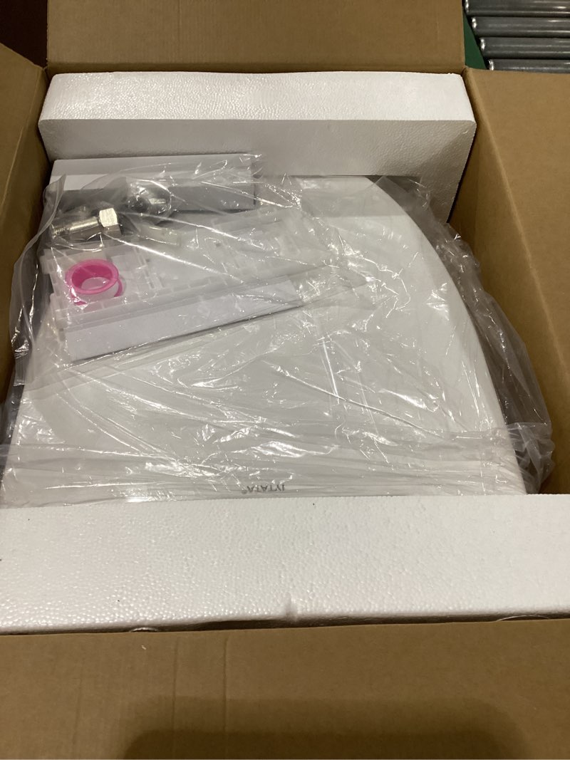 Condition photo showing New/Like New for Electric Bidet Toilet Seat, Elongated, Warm Water with Air Dryer, Heated Seat and Slow Close Lid, Front and Rear Wash, LED Nightlight, Wireless Remote, Black, 102
