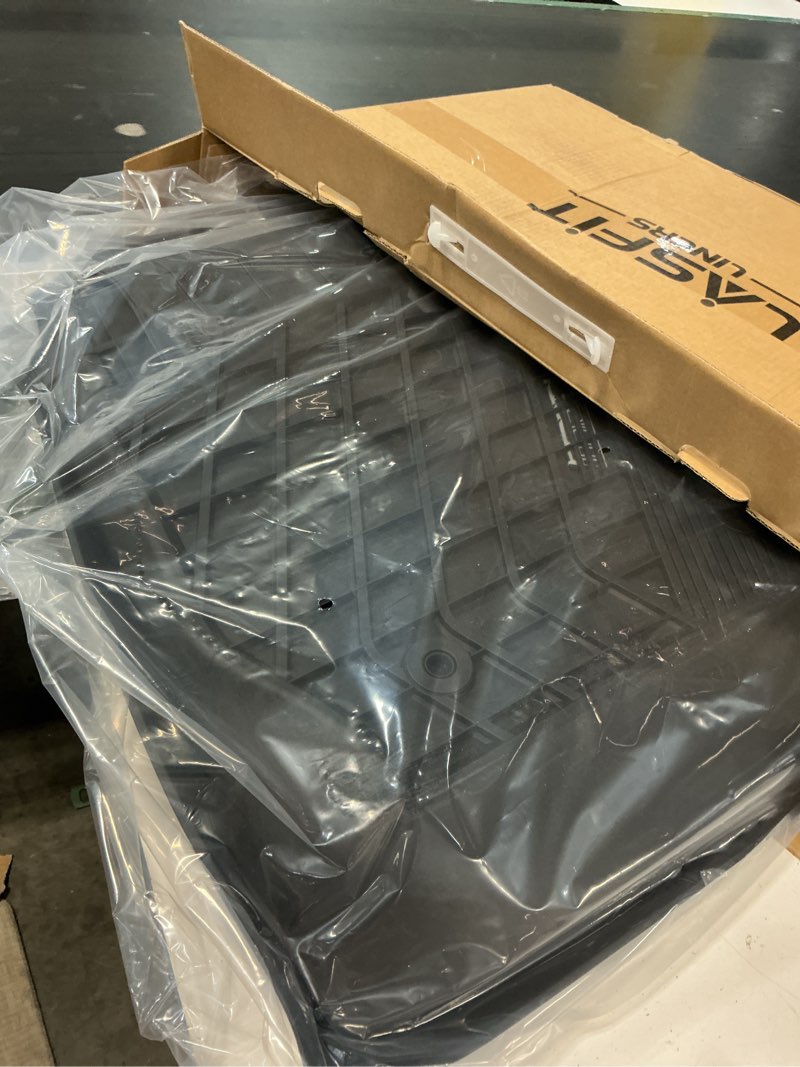 Condition photo showing Good Condition for lasfit floor mats fit for bmw x3 2011-2017 & bmw x4 2015-2018 xdrive28i, xdrive28d, xdrive35i, m40i, custom fit tpe all weather waterproof floor liners front & rear rows car mat, black 2) x3 2011-2017 | x4 2015-2018 | floor mats