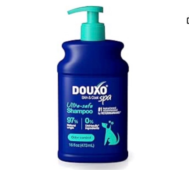 DOUXO® Skin & Coat SPA - Ultra-Safe Odor Control Dog Shampoo for Smelly Dogs, 16 fl oz, Cleans and H( Exp: 2027/04)