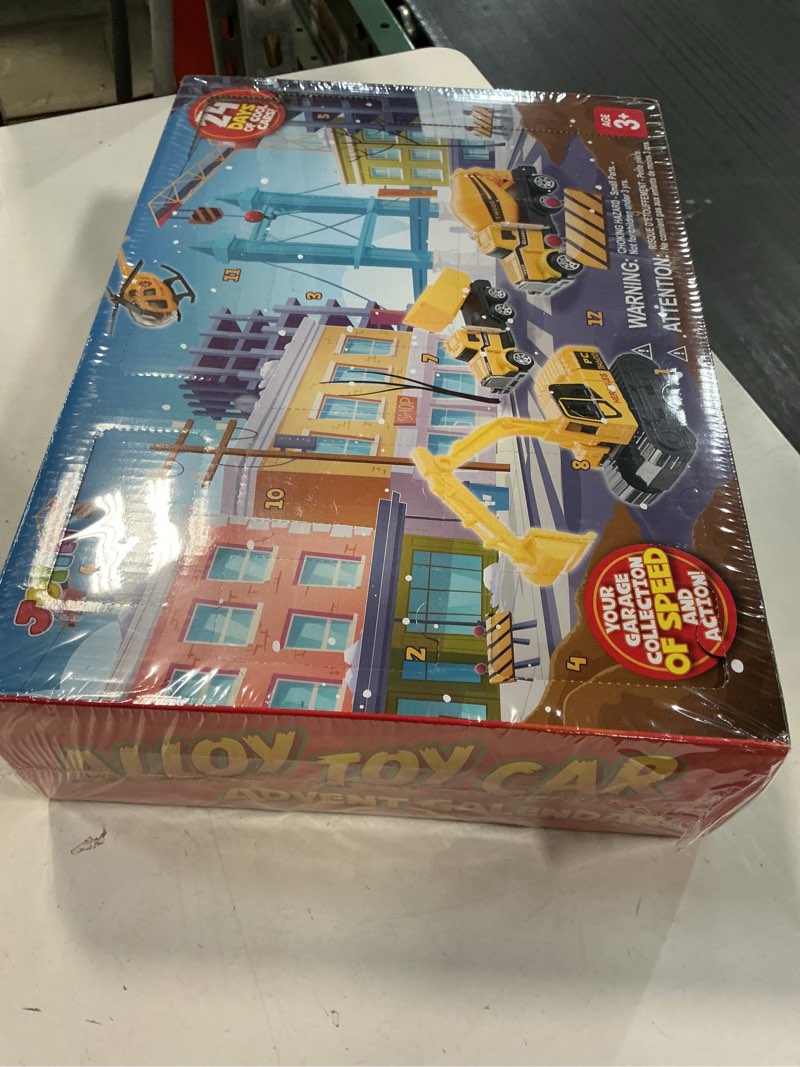 Condition photo showing New/Like New for JOYIN 2025 Christmas Advent Calendar Engineering Vehicle, 24 Days Christmas Countdown Alloy Construction Engineering Vehicle for Kids, Vehicles City Construction Cars, Xmas Party Favors Supplies