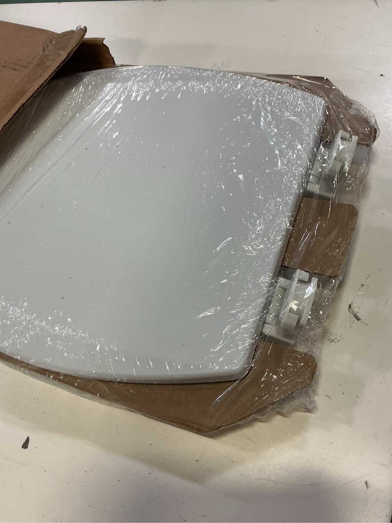 Condition photo showing Good Condition for bemis 1500ec 390 lift-off wood elongated toilet seat, cotton white (pack of 1)