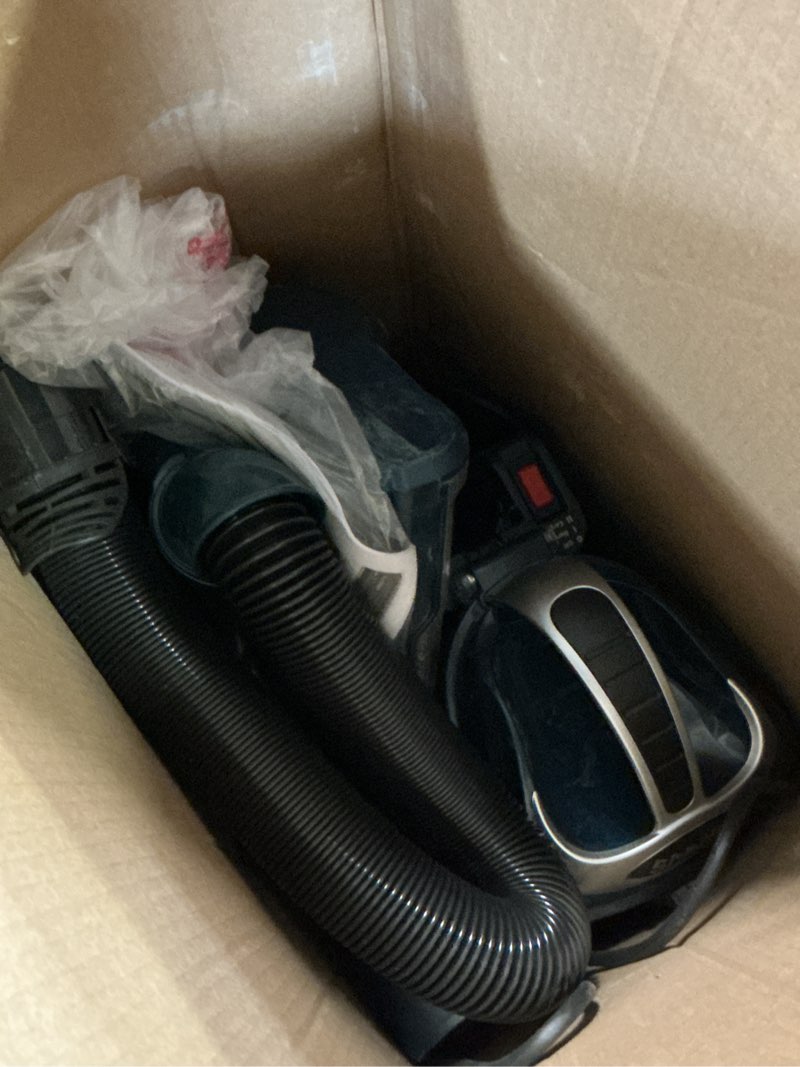 Condition photo showing As Is for shark upright vacuum, navigator lift-away with self-cleaning brushroll, hepa filter, swivel steering, upholstery tool & pet crevice tool, perfect for pets & multi-surface, teal, zu503amz navigator powered lift-away (teal)