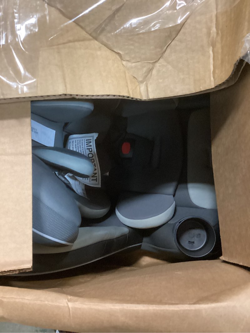 Condition photo showing As Is for safety 1st grow and go all-in-one slim convertible car seat, rear facing, 5-40 lbs, forward facing (30–65 lbs), high back booster seat 40-100 pounds, iron frost iron frost original