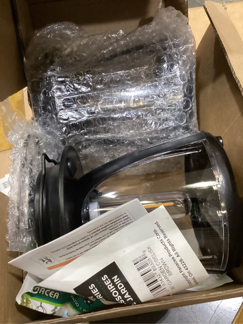 Condition photo showing Good Condition for bucasa solar lanterns outdoor 2 pack, hanging solar lights waterproof ip65, 8-14h long time warm light, 2 modes solar powered modern lantern/lamp for garden patio yard decor, gifts for mom, old men