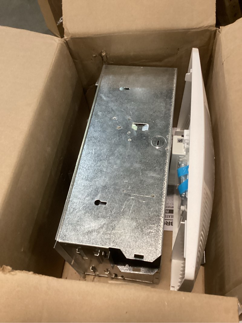 Condition photo showing As Is for Broan-NuTone Bathroom Exhaust Fan with Heater Quiet 1.5 Sones, 80 CFM and 3-Level CCT Lighting, Powerful Ventilation and Warm Comfort for Any Bathroom 80 CFM LED Light Fan and Heater
