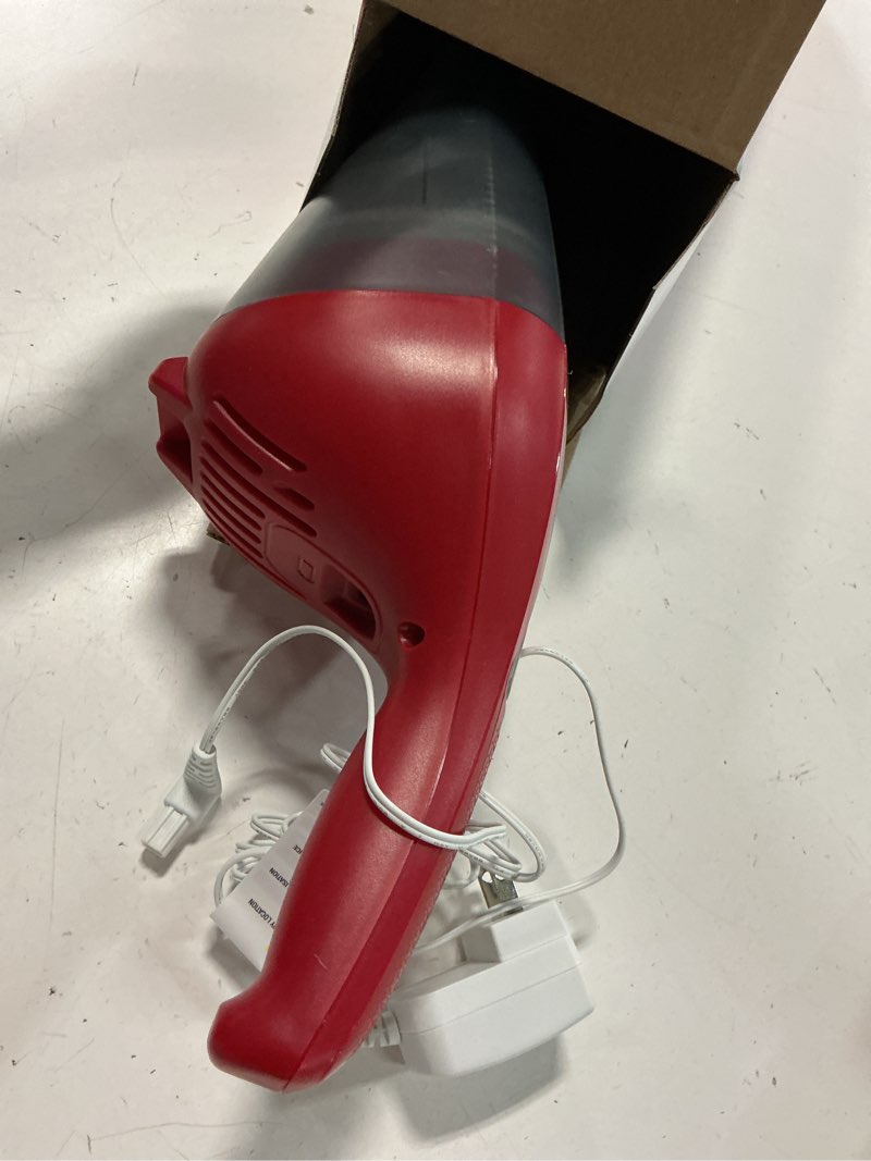 Condition photo showing As Is for black+decker dustbuster cordless handheld - portable car & pet hair vacuum, hnvc115jb06