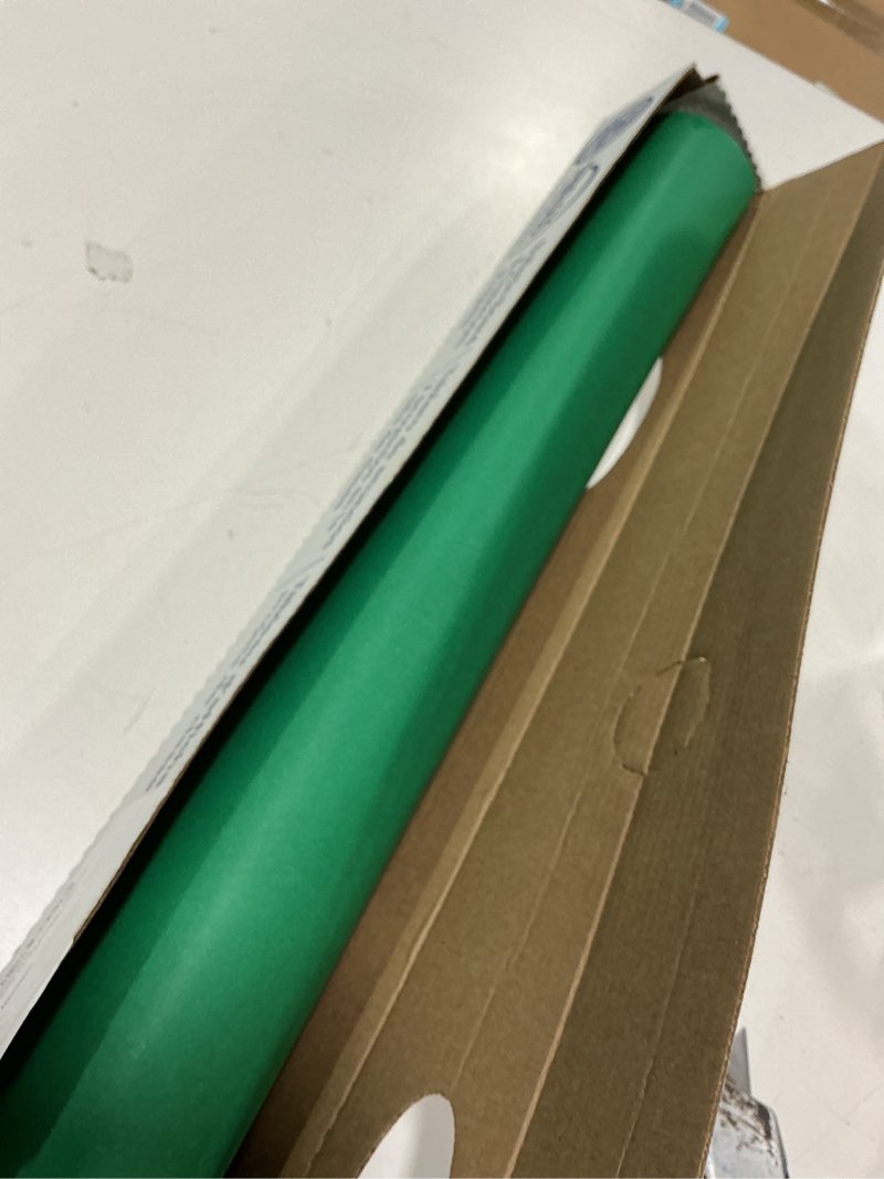 Condition photo showing New/Like New for fadeless bulletin board paper, fade-resistant paper for classroom decor, 24” x 60’, emerald, 1 roll