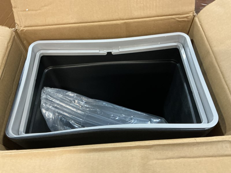 Condition photo showing Good Condition for Similar 13 Gallon 50 Liter Kitchen Trash Can for Bathroom Bedroom Home Office Automatic Touch Free High-Capacity with Lid Brushed Stainless Steel Waste Bin