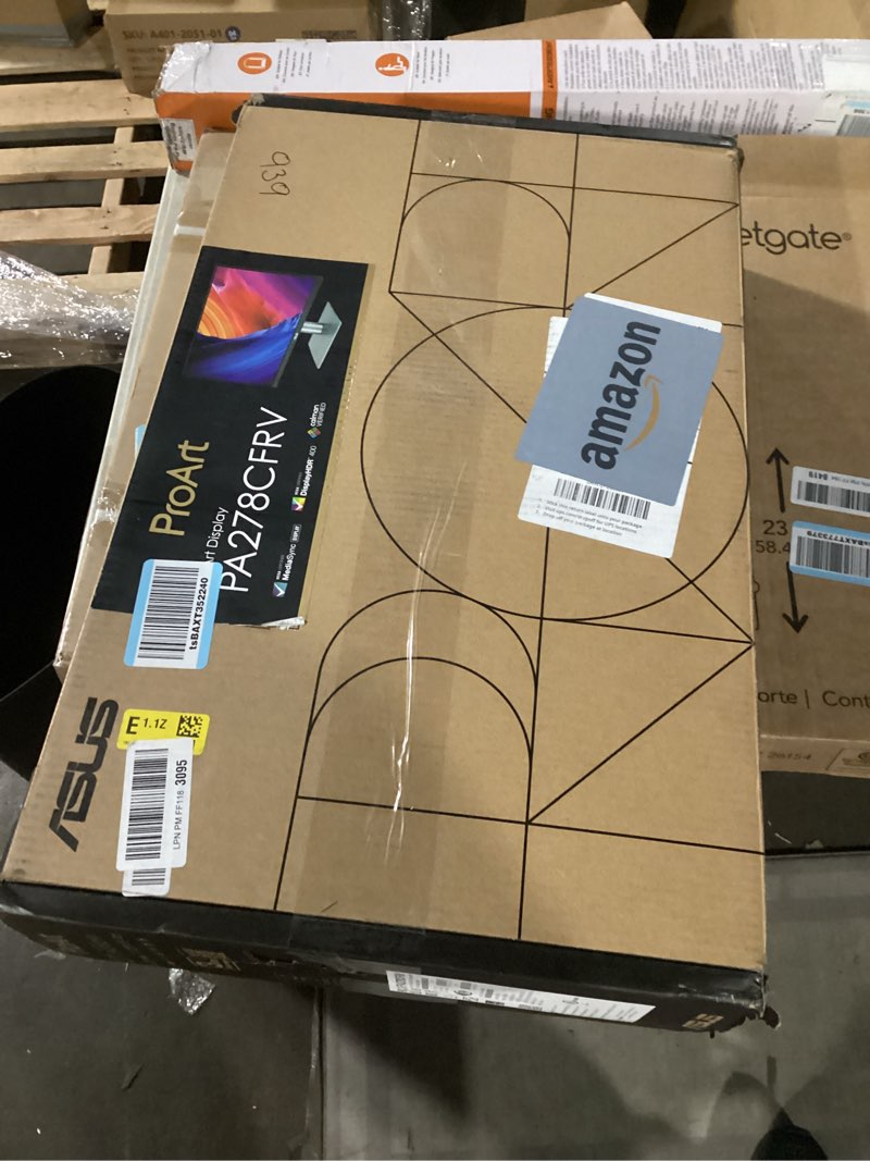 Condition photo showing Good Condition for asus proart display 27” 1440p professional monitor (pa278cfrv) - ips, qhd (2560 x 1440), pre-calibrated, 95% dci-p3, daisy-chain, 100hz, luxpixel aglr, calman verified, usb-c 96w, hdr400, 3yr warranty 27" qhd 100hz usb-c