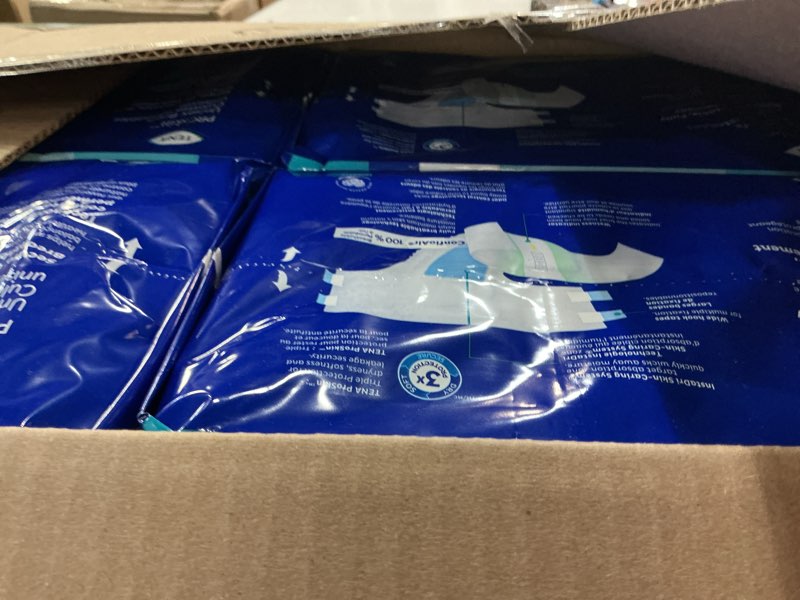 Condition photo showing Good Condition for tena super large incontinence briefs - 56ct/4pk