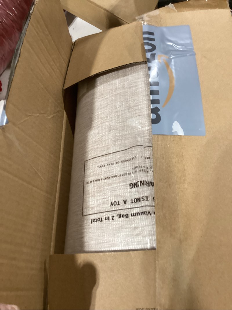 Condition photo showing New/Like New for downluxe indoor chair cushions for dining chairs,kitchen chair pads with ties and non-slip backing, 16" x 16" x 2", oatmeal beige, 2 pack oatmeal beige 2 count (pack of 1)