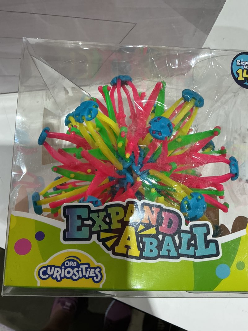Condition photo showing Good Condition for orb curiosities jumbo expand-a-ball - more than doubles in size from 6" to 14"- expandable sensory & fidget sphere and breathing ball toy - great for breathing exercises and play for kids and adults