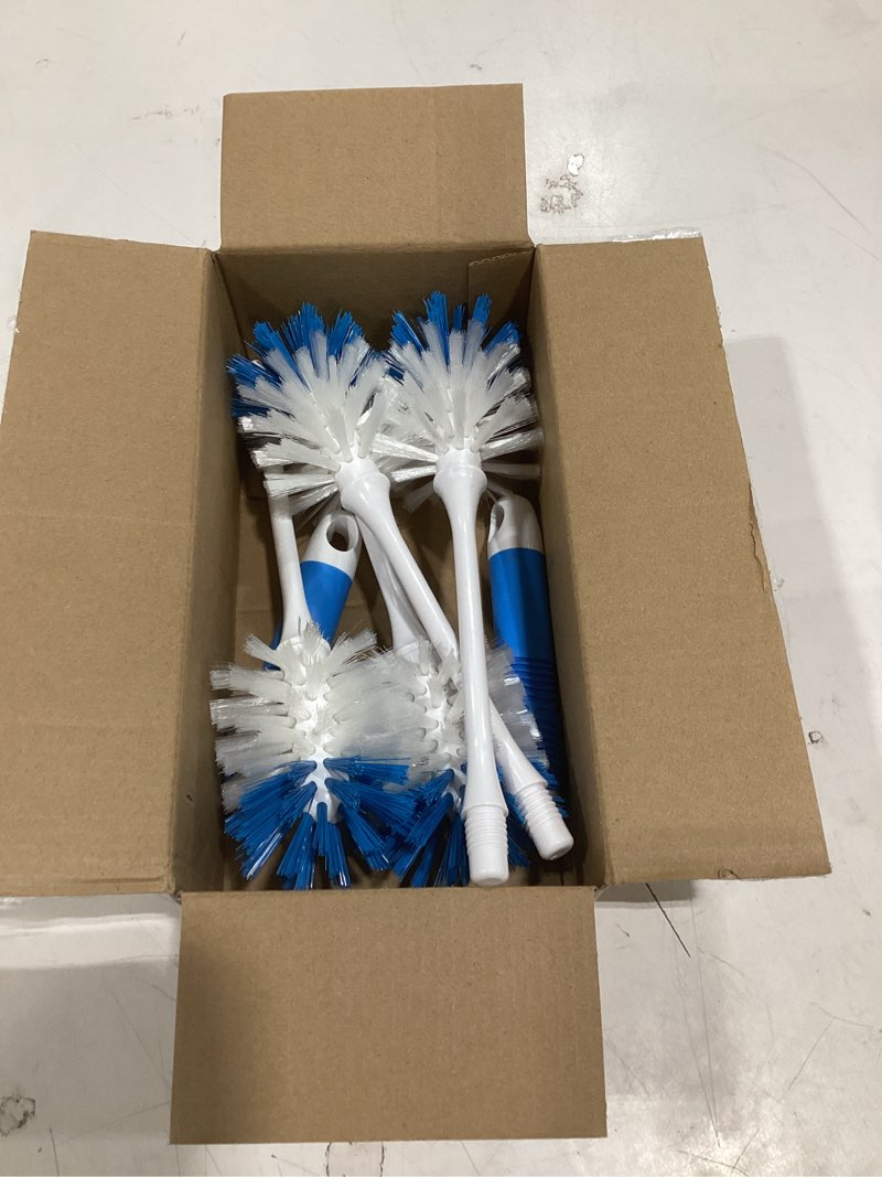 Condition photo showing Good Condition for bottle brush cleaner—long water bottle brush for tumblers, cups, glassware & baby bottles, 2 handles with 4 brush heads