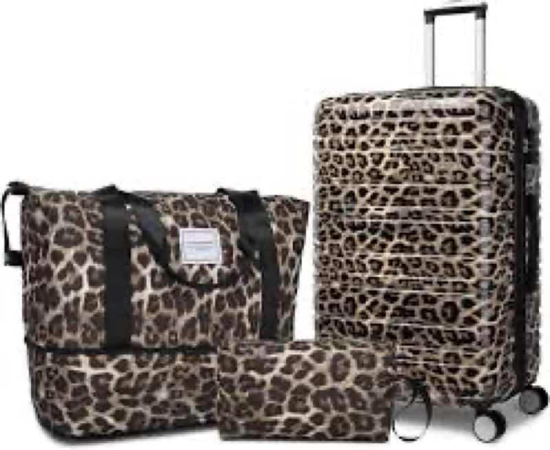 LARVENDER Carry on Luggage 22x14x9 Airline Approved, Expandable 20 Inch Hardside Suitcase with Wheel
