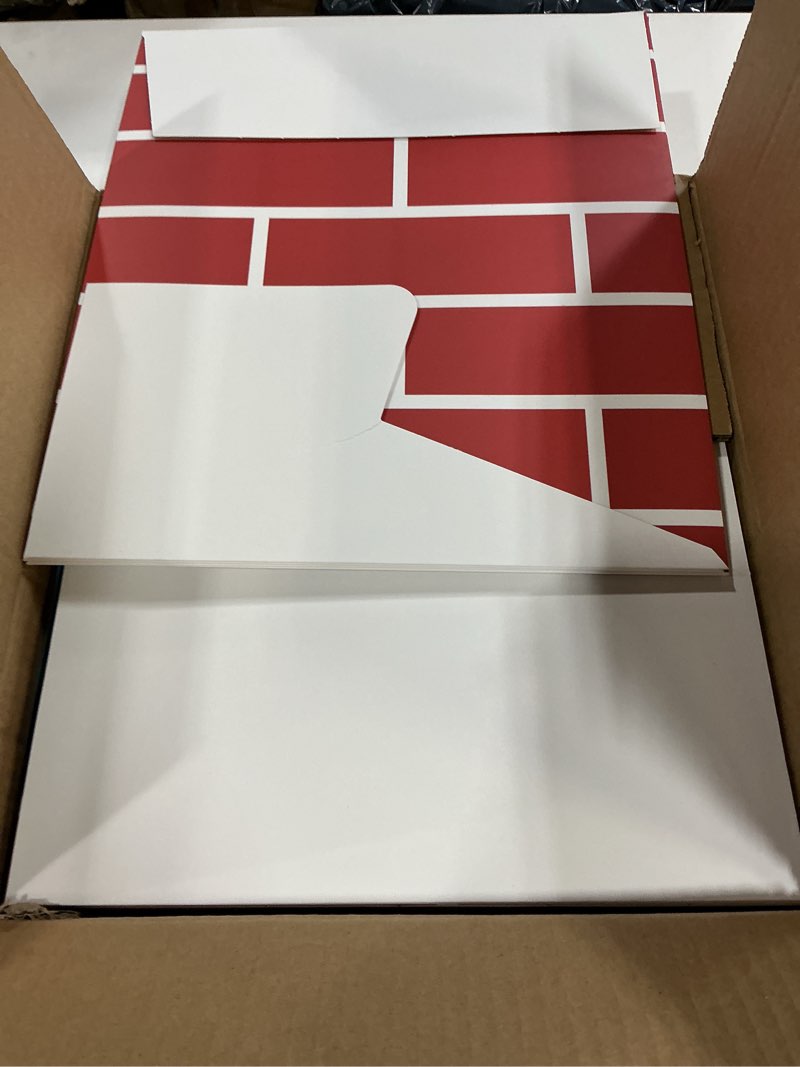 Condition photo showing New/Like New for engrowtic 7 pcs game cardboard castle arch welcome party decorations 47 x 55 inch video game playhouse boxes castle house backdrop for photo props supplies birthday gift red brick