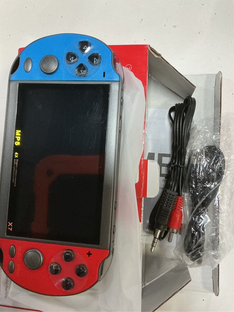 Condition photo showing Good Condition for X7 Handheld Game Console, Built in 10000 Games and 10 Emulators, 4.1Inch H D Screen Rechargeable Handheld Retro Game Console, Retro Gaming Console Handheld Support Video Output Music Ebook