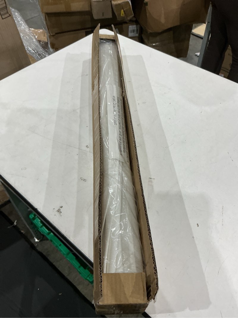 Condition photo showing Good Condition for lazblinds no tools no drill cordless roman shades for windows, blackout thermal insulated uv blocking window blinds, lightweight fabric blinds for indoor windows, 32" w x 60" h, blackout - white white 32" w x 60" h