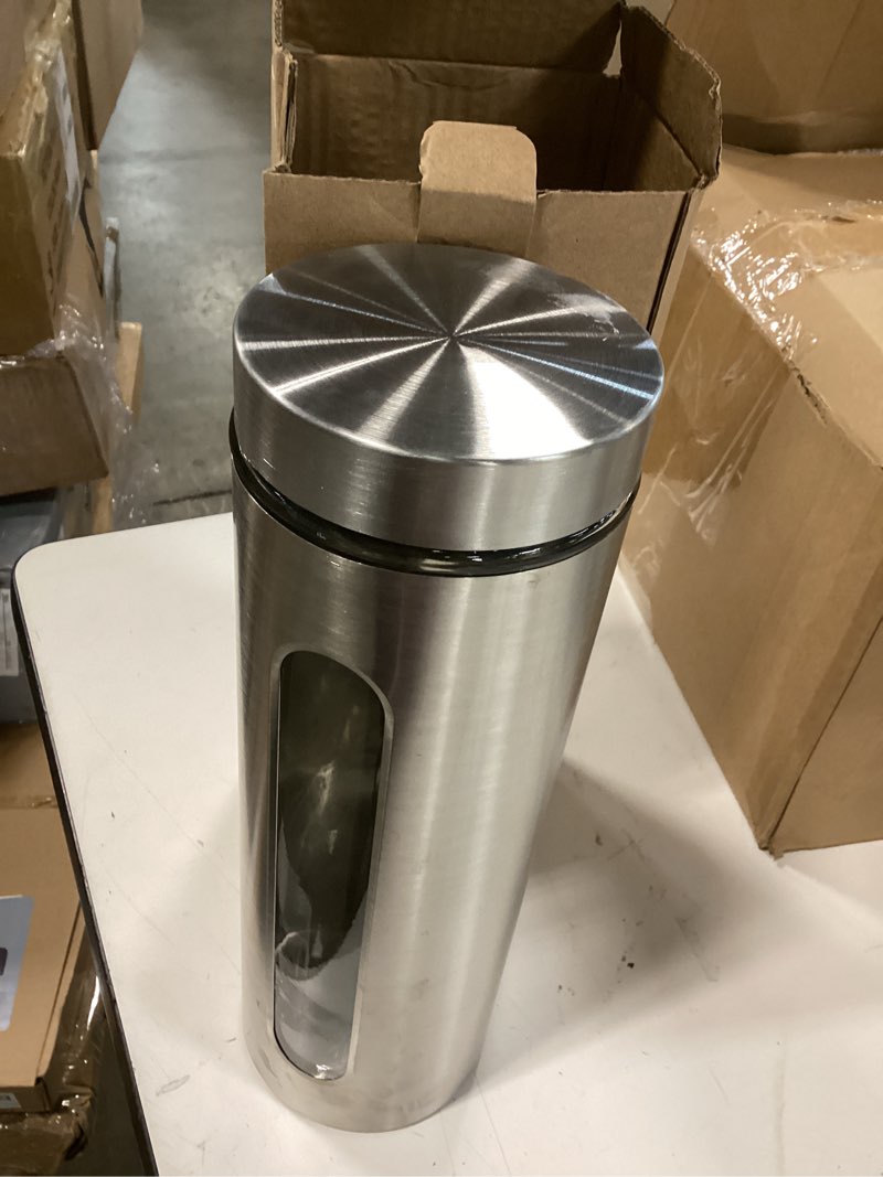 Condition photo showing Good Condition for stainless steel canister, 550ml airtight canister storage container for tea bag, loose tea, pantry storage (l) 5.8x3.3in