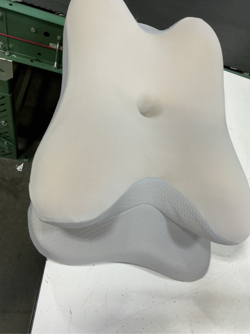Condition photo showing Good Condition for cervical neck pillow for pain relief - ergonomic memory foam pillow for sleeping, contour side sleeper pillow for neck support, cooling orthopedic pillow bed pillow for side back stomach sleepers