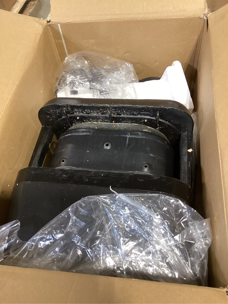 Condition photo showing As Is for ninja crispi pro 6-in-1 glass air fryer | 450°f, nontoxic, 6qt & 2.5qt containers & lids | microwave, freezer, dishwasher safe | max crisp, air fry, bake, roast, recrisp, dehydrate | ash grey, as101dg
