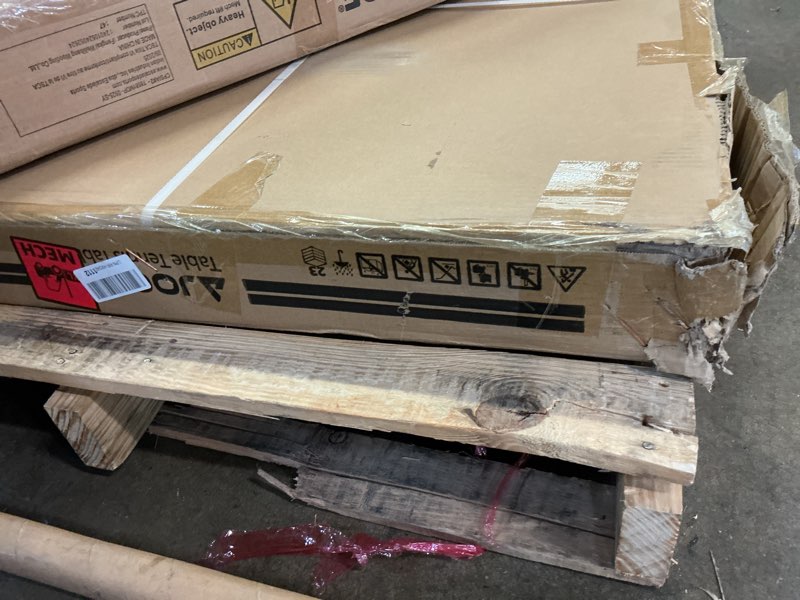 Condition photo showing New/Like New for JOOLA Inside Professional MDF Indoor Ping Pong Table with Quick Clamp Table Tennis Net and Post Set - 10 Minute Easy Assembly - Tournament Quality - Foldable with Single Player Playback Mode