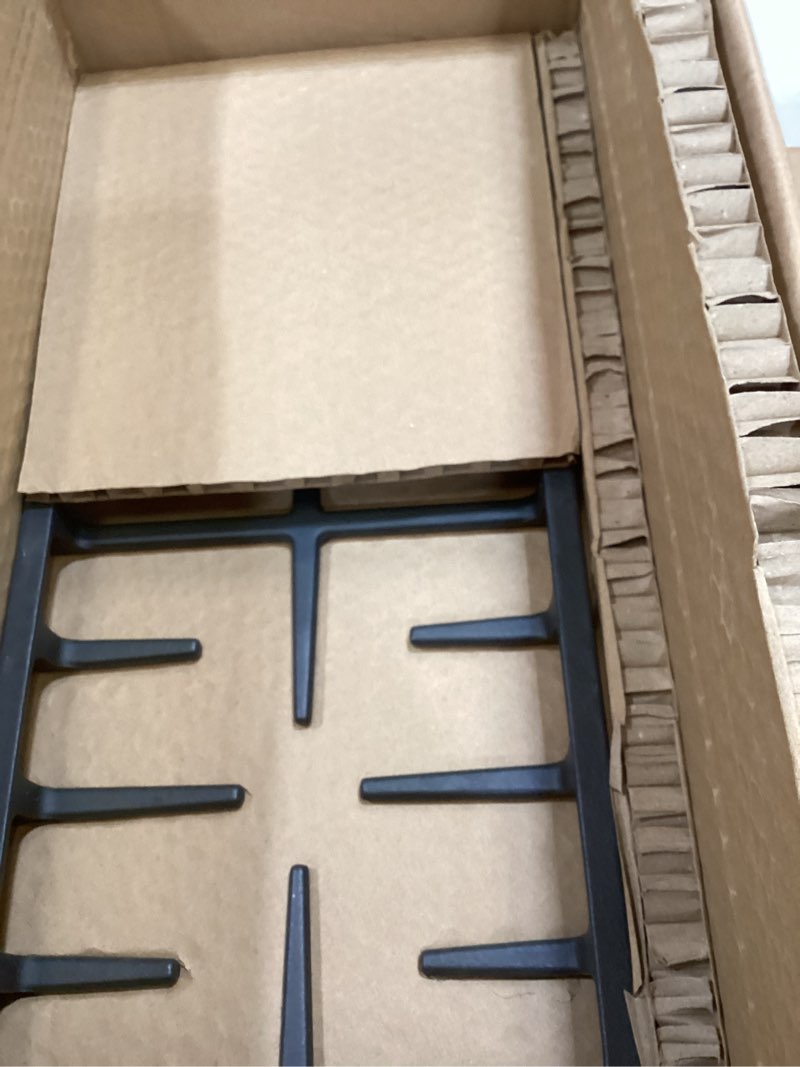 Condition photo showing Good Condition for stove grates for ge gas stove burner grate range oven rack wb31x27150 wb31x27151 replacement parts cast iron flat plate general electric cooktop 3 pack 2pcs wb31x27151 + 1pcs wb31x27150