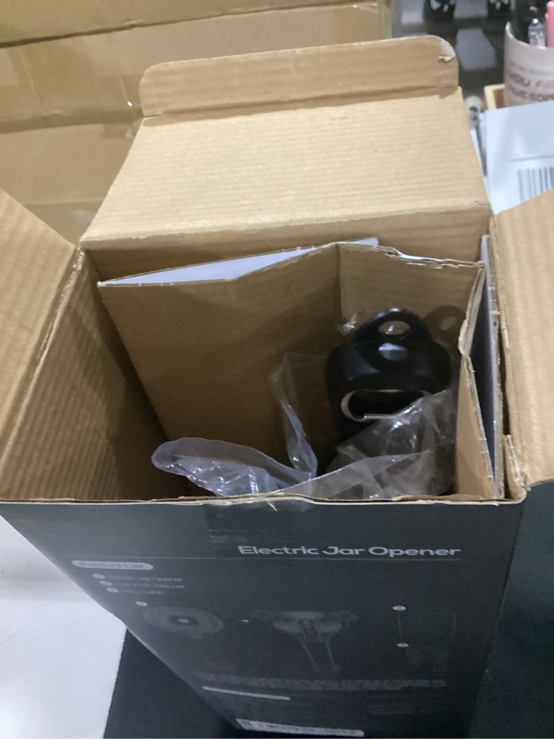 Condition photo showing Good Condition for electric jar opener with power-clamp technology: auto-tighten & manual twist for easy opening, 2-in-1 jar and bottle opener for weak hands & seniors & arthritis, includes free rubber gripper pad
