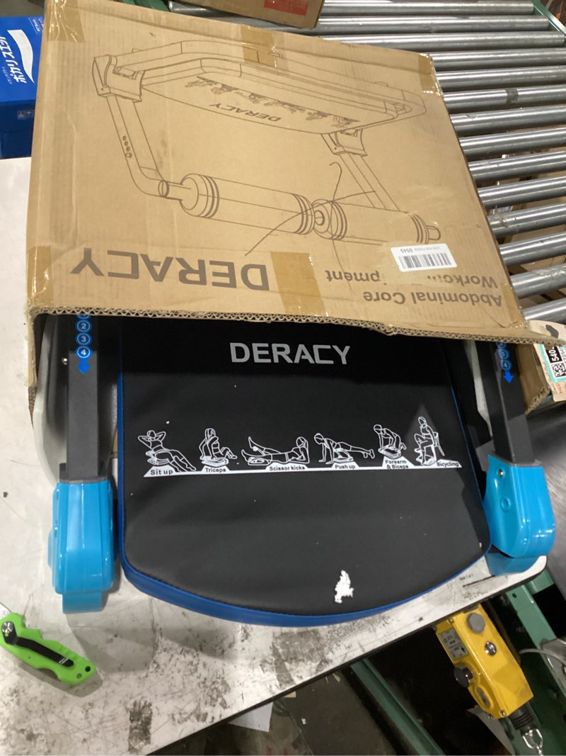 Condition photo showing New/Like New for deracy sit up exercise equipment, adjustable ab machine, multi-functional sit up machine, ab workout equipment, ab trainer machine for women men blue