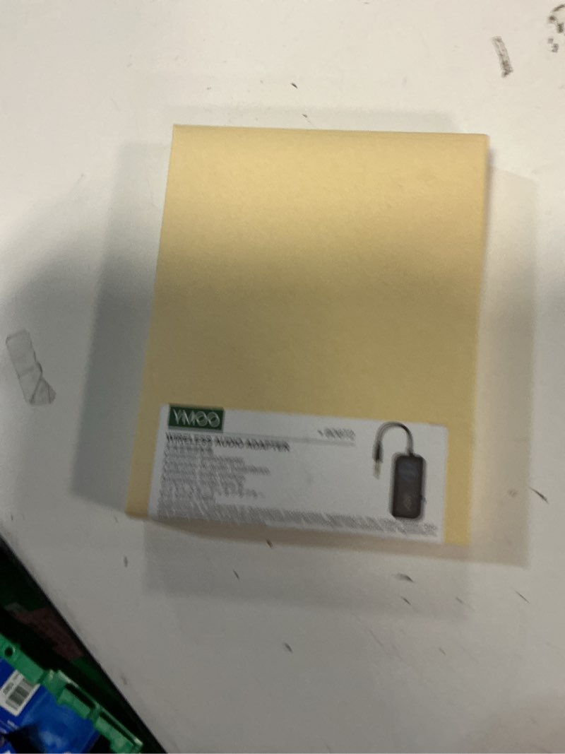 Condition photo showing New/Like New for YMOO Bluetooth 5.3 Transmitter Receiver for TV/Airplane to 2 Headphones, Wireless Audio Adapter with Aptx/Aptx-HD Low Latency (<40ms), Aux Connector for Home Stereo/Bluetooth Earbuds/PC/Gym Black