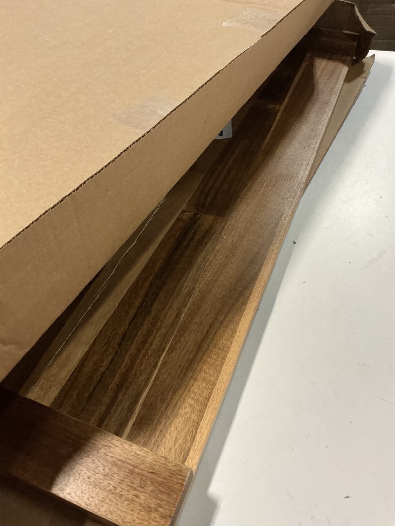 Condition photo showing As Is for SpaceAid Noodle Board Stove Kitchen Cover with Handles, Top Covers for Gas Burners and Electric Stove, Oven Decor Accessories Wood Tray for Countertop, Natural Acacia