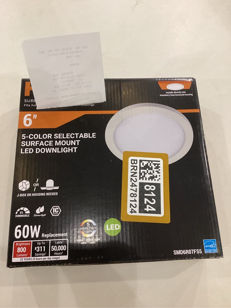 5color selectable surface mount led downlight