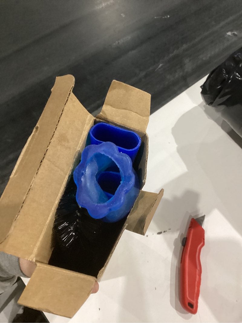 Condition photo showing As Is for 2 Pieces Dryer Vent Cleaner Kit Compatible with All Vacuum Cleaner, Dryer Lint Brush and Vacuum Hose Attachment, Quickly Lint Remover, Deep Blue